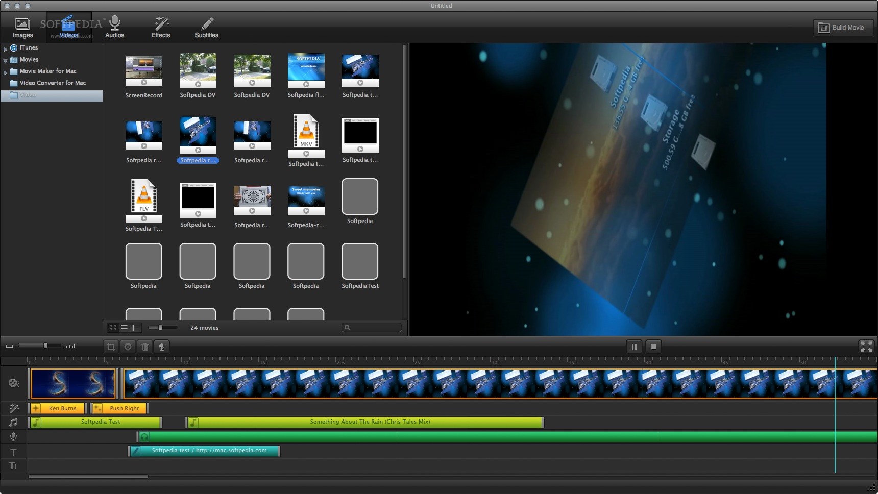 top 3 apps for movie making in mac